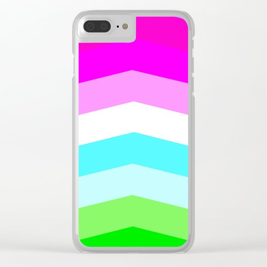 Pastel Rainbow Clear iPhone Case