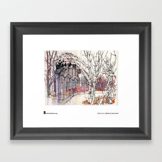 Rolf Schröter, "Teufelsberg" Framed Art Print