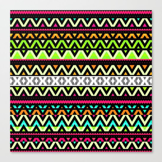 Neon Mix Canvas Print
