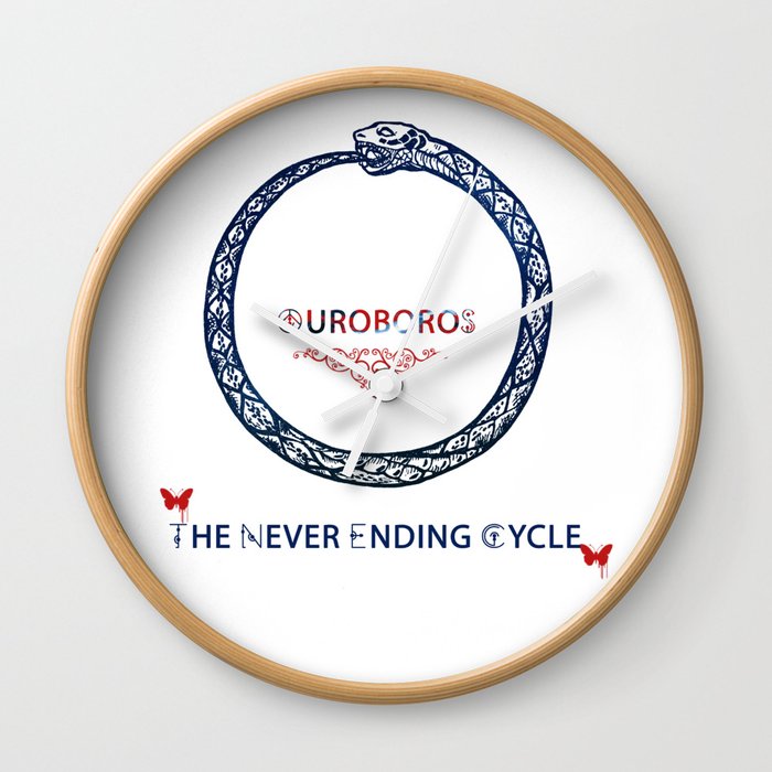 Ouroboros - The Never Ending Cycle Wall Clock