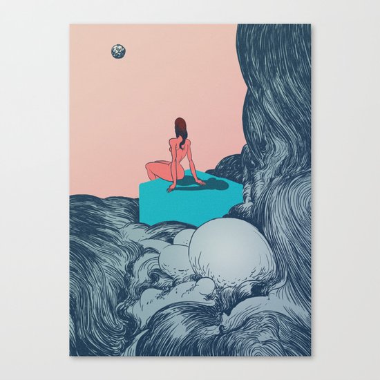 Moon Canvas Print