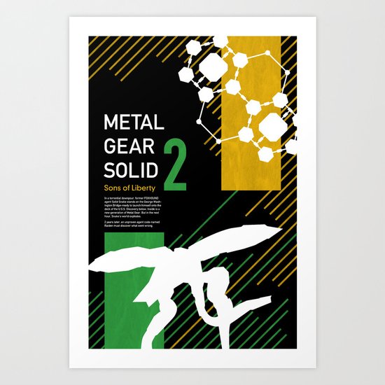 Metal Gear Solid 2: Sons of Liberty Art Print