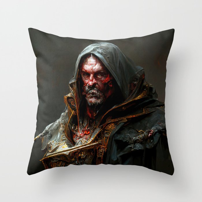 The Corrupt Wizard Throw Pillow