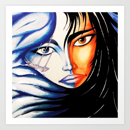 Loneliness Art Print