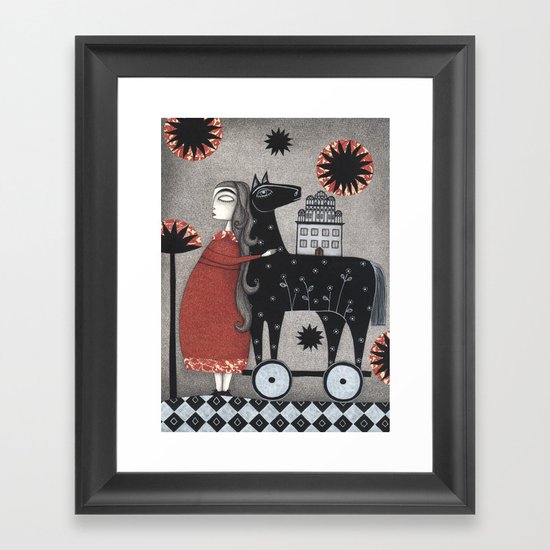 Where to? Framed Art Print