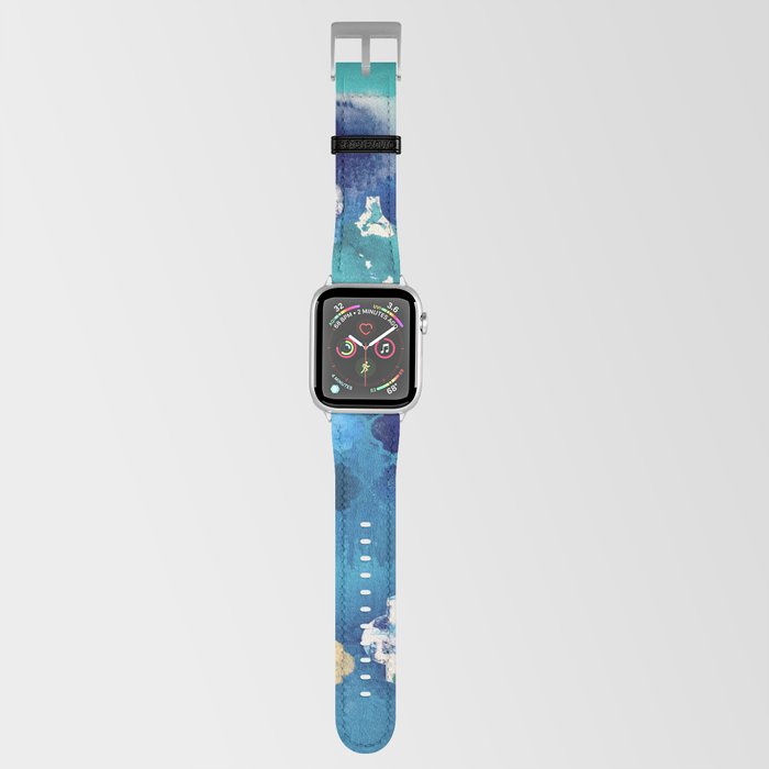 Indigo Tiles Apple Watch Band