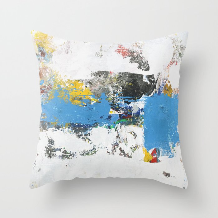 Crow Abstract Art Throw Pillow By Shawnmcnulty Society6