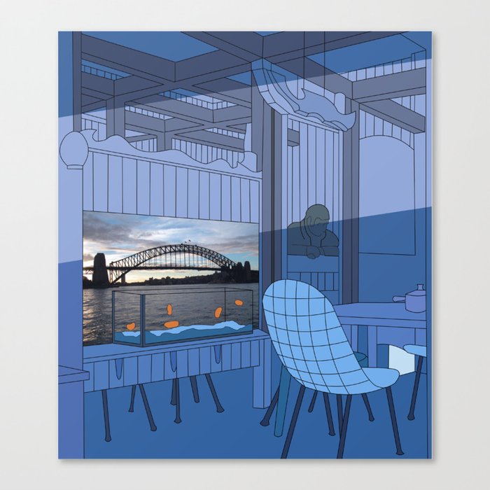 Sydney After Lunch Canvas Print