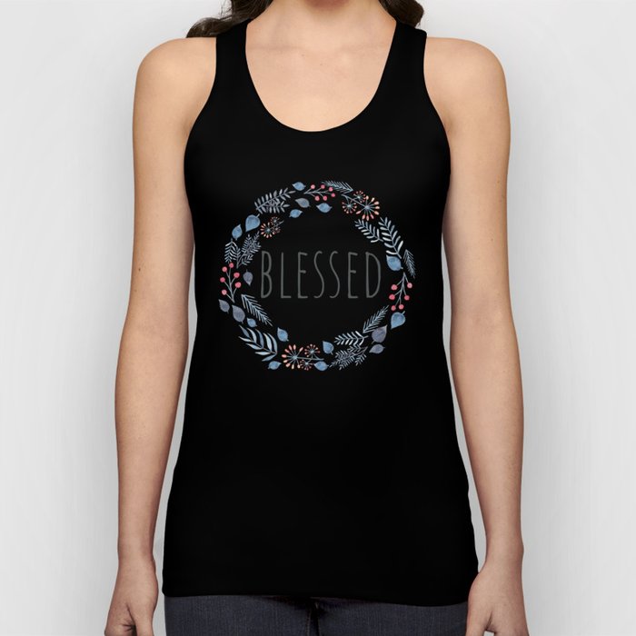 Blessed Inspirational Bible Quote Christian Blessings Tank Top