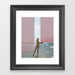 Aqua Infans Framed Art Print