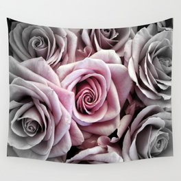 Pink Rose : Pop of Color Wall Tapestry