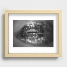 Blue Moon Girls From Once Upon A Shangri-La (Glitter Lips) Recessed Framed Print