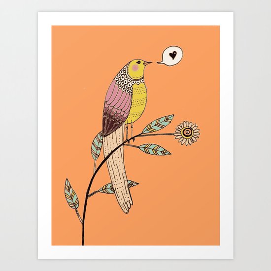 amour d'un jour Art Print