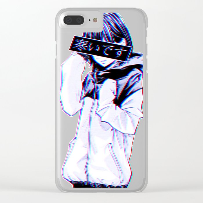 Cold Sad Japanese Anime Aesthetic Clear Iphone Case By Poser Boy