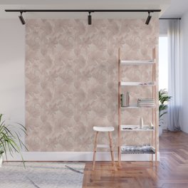 Vintage Florals - Ancient Pink Wall Mural