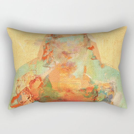 La Mujer y los Elementos Rectangular Pillow