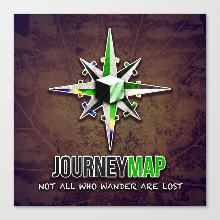 Journey Map Canvas Print