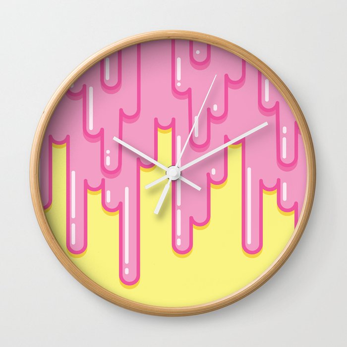 Bubble Gum Slime Wall Clock