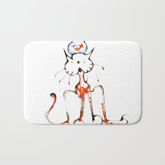 cool sketch 201 Bath Mat