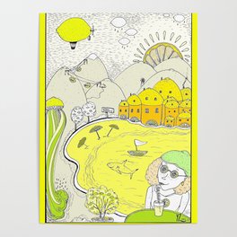 Lemon paradise Poster