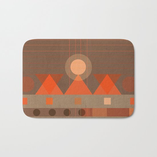 Geometric/Abstract 11 Bath Mat