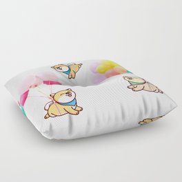 Shiba inu Flying  Floor Pillow