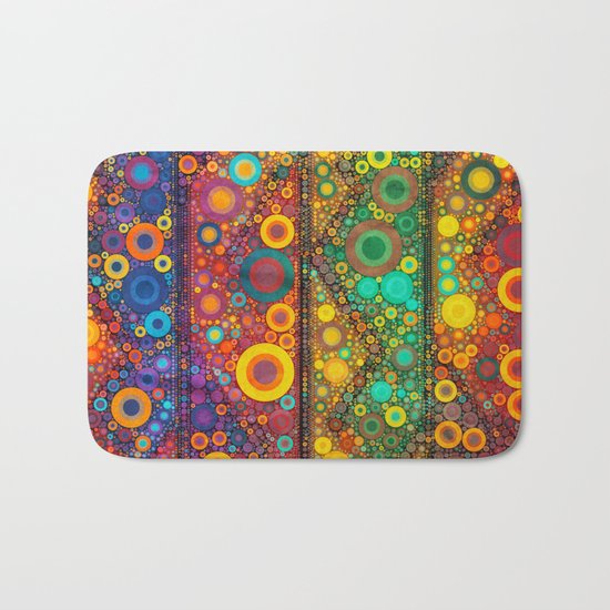 Bubble Mosaic Bath Mat