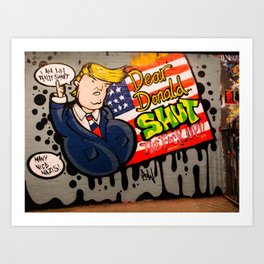 F**k Off Donald Trump Art Print