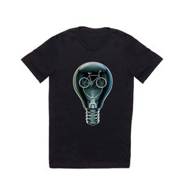 Dark Bicycle Bulb T Shirt