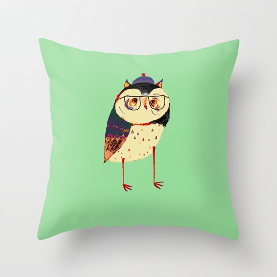 Owl Cutey. Throw Pillow