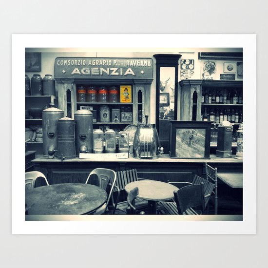 Il BAR BLU Art Print