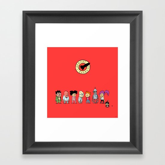 Planet Express Framed Art Print