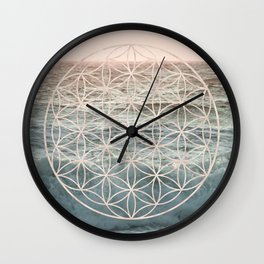 Mandala Flower of Life Sea Wall Clock