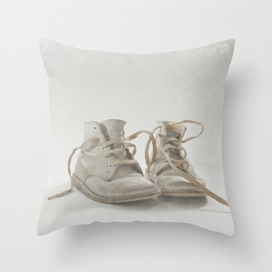 Baby Shoes Throw Pillow
