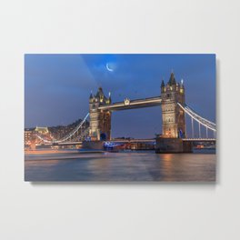 Tower Bridge in London, UK Metal Print