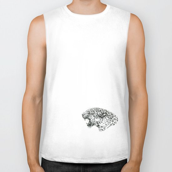 Panther roar sketch Biker Tank