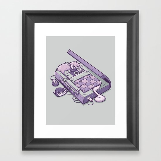 TAPE NAP Framed Art Print
