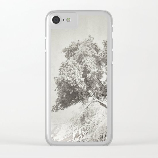 "Wandering into the fog" Clear iPhone Case