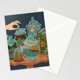 Small Worlds Stationery Cards