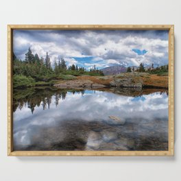Mountain Reflections Serving Tray