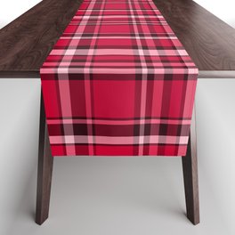 Plaid // Ruby Red Table Runner