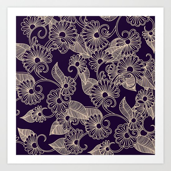 Floral Pattern Art Print