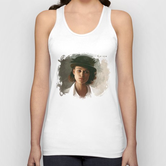 Keira Knightley in hat Unisex Tank Top