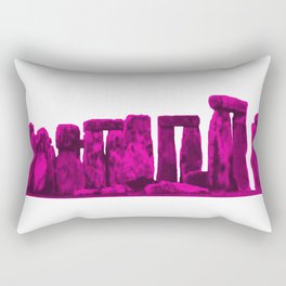 Stonehenge Magenta jGibney The MUSEUM Society6 Gifts Rectangular Pillow