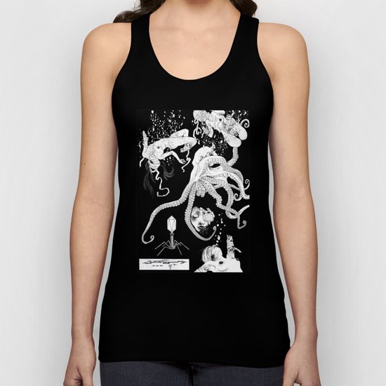 Octopus Unisex Tank Top