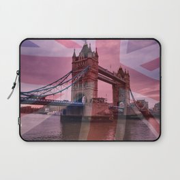 Tower Bridge with Union Jack Laptop Sleeve
