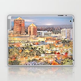 Downtown Albuquerque Cityscape Laptop Skin