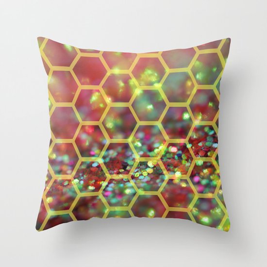 Honeybee Throw Pillow