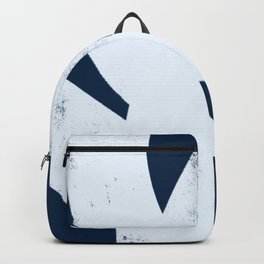 Blue White Brush Backpack
