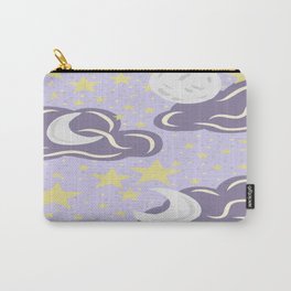 Clouds and Stars pattern Carry-All Pouch